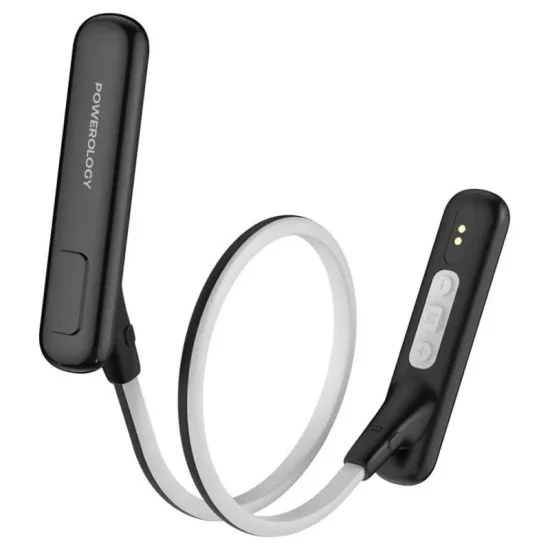 Powerology Enc Wireless Neckband Earphones Hifi Sound Ipx5 - Black